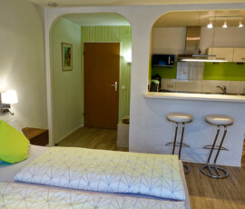 Ferienwohnung am Kochersteig Schwäbisch Hall - Küche und Eingang